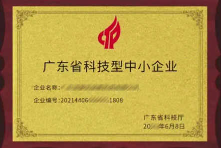 广东省科技型中小企业